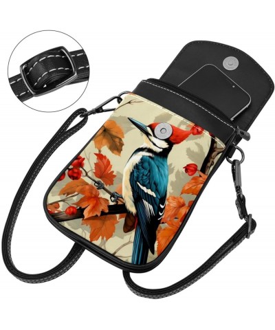 Classic PU Leather Phone Bag - Durable Cell Phone Wallet, Convenient Crossbody Purse Glowing Colorful Firefly Multicoloured6 ...