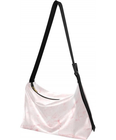 Rose Gold Marble Womens Tote Bag Leather Shoulder Bag For Women Men Large Hobo Cross Body Bags Handbag $17.33 Totes