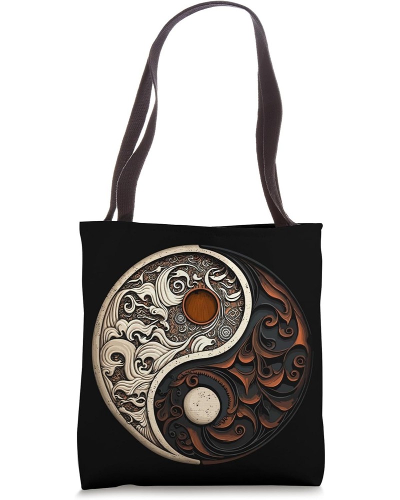 Balance and Harmony: Yin Yang Symbol Tote Bag $13.00 Totes