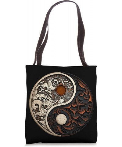 Balance and Harmony: Yin Yang Symbol Tote Bag $13.00 Totes