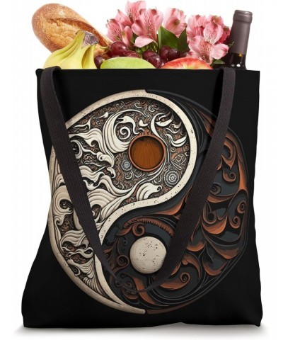 Balance and Harmony: Yin Yang Symbol Tote Bag $13.00 Totes