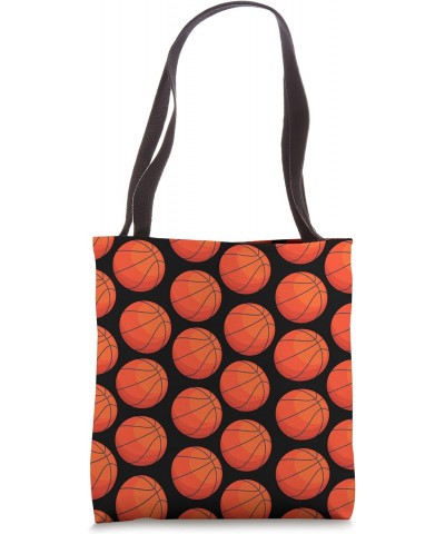 Basketballs Pattern Design Tote Bag $10.28 Totes