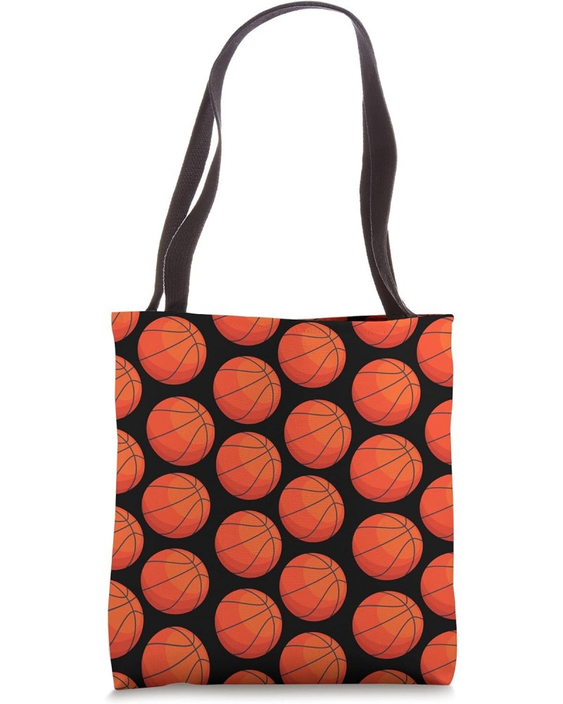 Basketballs Pattern Design Tote Bag $10.28 Totes