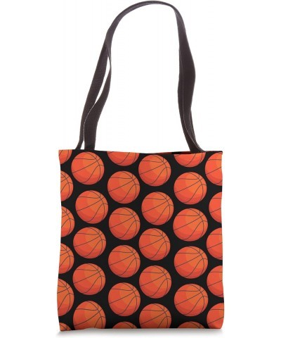 Basketballs Pattern Design Tote Bag $10.28 Totes