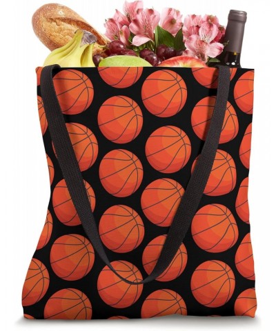 Basketballs Pattern Design Tote Bag $10.28 Totes