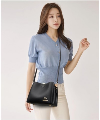 Women Shoulder HandBags Crossbody Bags For Female Leather Designer Purses Handbag Women's Messenger Bag 5222 Deep Blue $16.21...