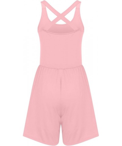 Sexy Jumpsuit for Women for Club Jumpsuit With 4 Pockets Work Appropriate Jumpsuits Women Pink 1➤➤ Womens Rompers 2024 Summer...