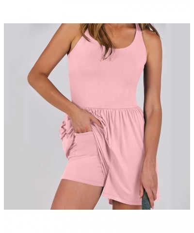 Sexy Jumpsuit for Women for Club Jumpsuit With 4 Pockets Work Appropriate Jumpsuits Women Pink 1➤➤ Womens Rompers 2024 Summer...