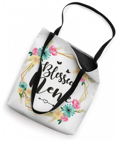 Womens Blessed Nene Cute Flower Nene Gift Tote Bag $12.43 Totes