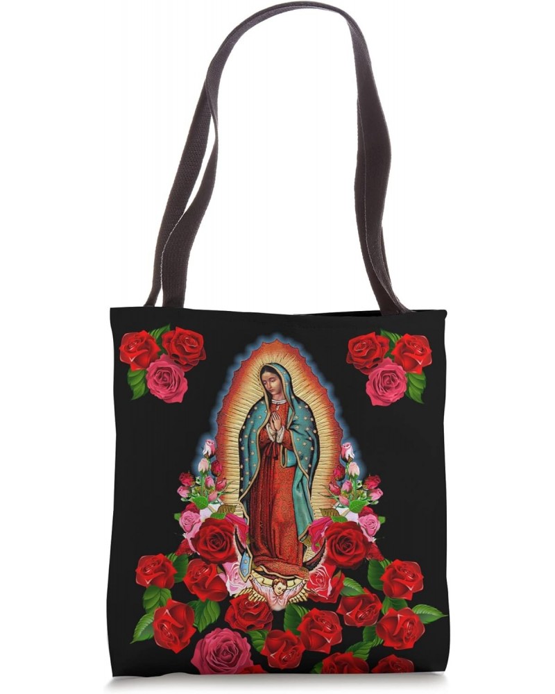 Virgin Mary Our Lady of Guadalupe Mexico Catholic Faith Tote Bag $12.23 Totes