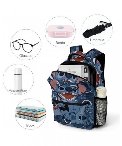 Men's Backpack American Animated Anime Cartoon Bag Durable Daypack Creative Casual Daypack Classical Basic Travel Rucksack 4 ...