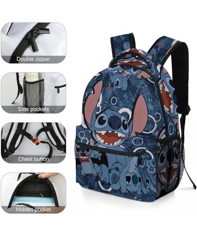 Men's Backpack American Animated Anime Cartoon Bag Durable Daypack Creative Casual Daypack Classical Basic Travel Rucksack 4 ...