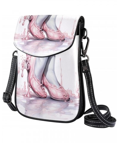 Faux Leather Crossbody Bag for Women, Messenger Bag, Shoulder Bag, sport ballet $12.08 Crossbody Bags