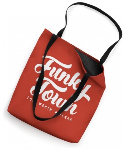 FUNKY TOWN Fort Worth TX Script Design Tote Bag $10.60 Totes