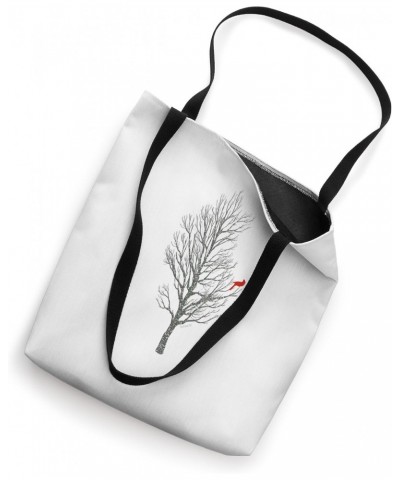 Winter Tree w/ Cardinal Bird Holiday Christmas Tote Bag $11.25 Totes