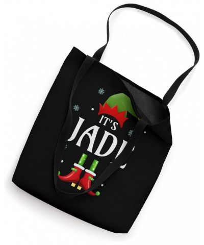 It's Jade Elf Funny Personalized Name Christmas Jade Xmas Tote Bag $11.89 Totes