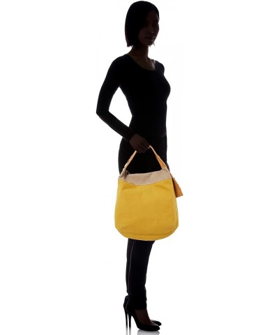 Leather Tote Bag, Semi-Shoulder Yelow $37.05 Totes