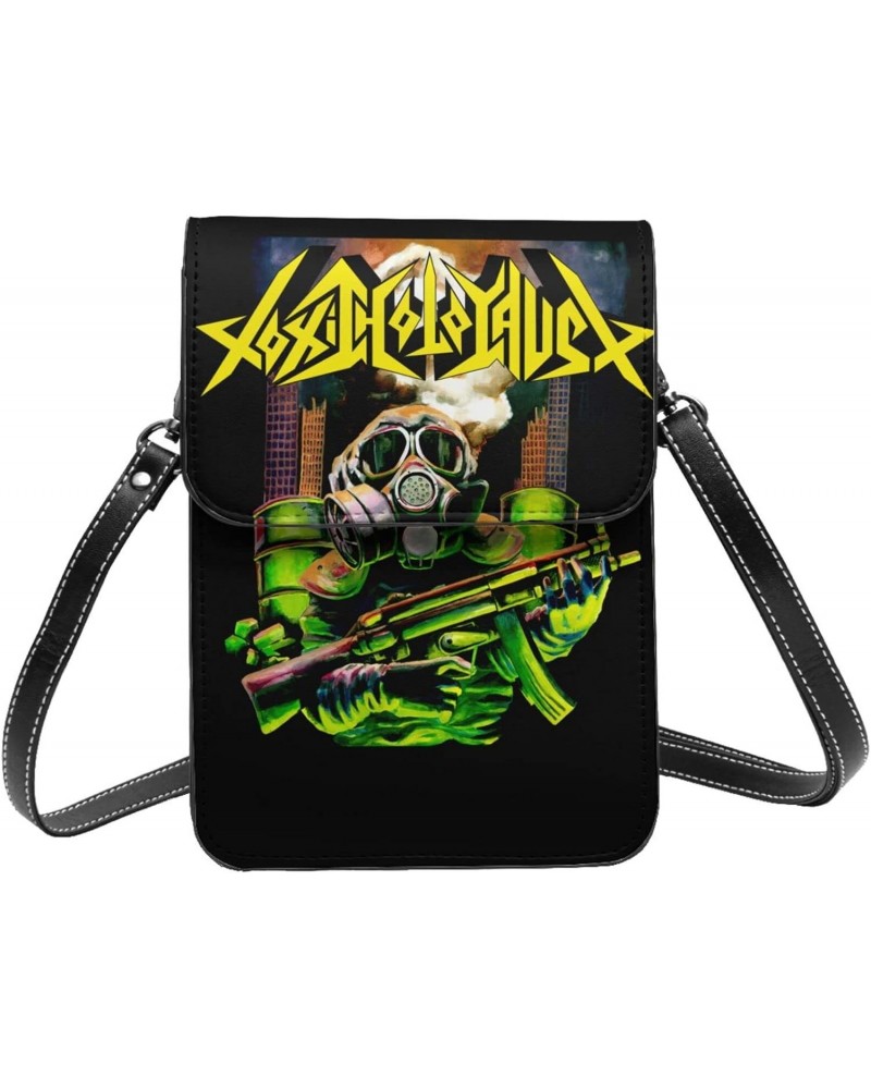 Toxic Holocaust From The Ashes Of Nuclear Destruction Small Fashion Crossbody Bag Cell Phone Purse Pu Leather Outdoor Shoulde...