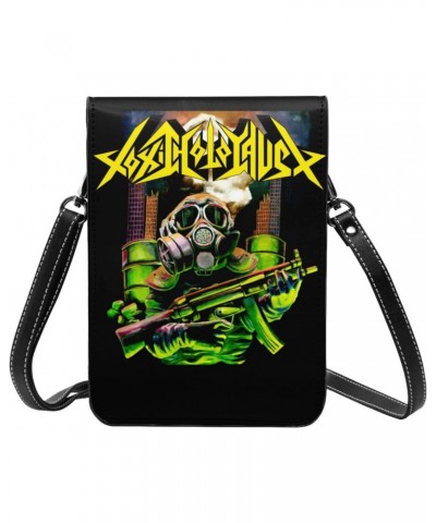 Toxic Holocaust From The Ashes Of Nuclear Destruction Small Fashion Crossbody Bag Cell Phone Purse Pu Leather Outdoor Shoulde...