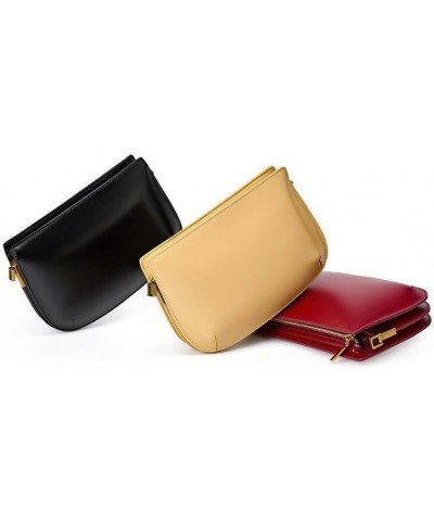 Leather Small Crossbody Bag for Women Purse Handbag Satchel Shoulder Bags Wristlet Clutch Yellow $33.75 Satchels