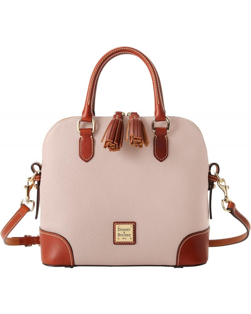 Handbag, Pebble Grain Domed Satchel Oyster $65.52 Satchels