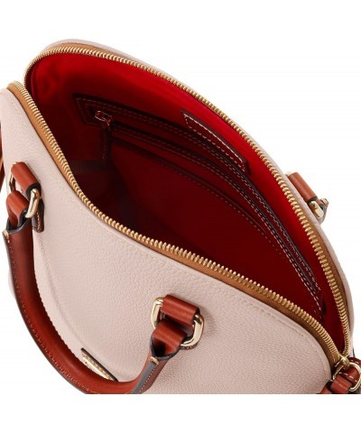 Handbag, Pebble Grain Domed Satchel Oyster $65.52 Satchels