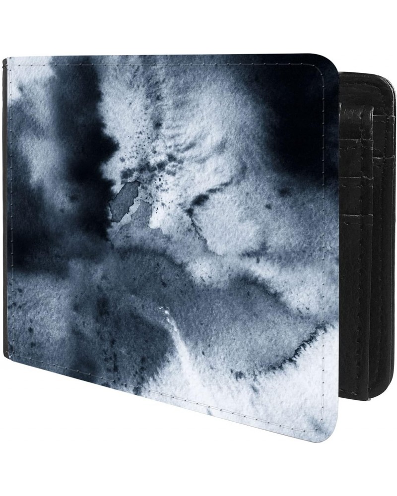 Unique Desige Pattern - Abstract Watercolor Pattern, Slim Front Pocket Wallet Billfold RFID Blocking $12.09 Wallets