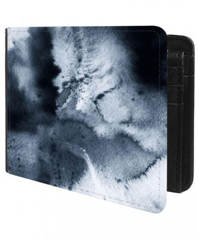 Unique Desige Pattern - Abstract Watercolor Pattern, Slim Front Pocket Wallet Billfold RFID Blocking $12.09 Wallets