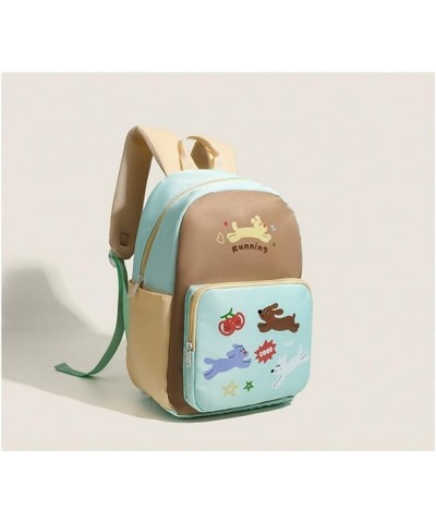 Cartoon Backpack Big Capacity Cute Dog Puppy Kawaii Cherry Pattern Aesthetic Y2k Harajuku Color Blocking Bag (Beige) Mint $15...