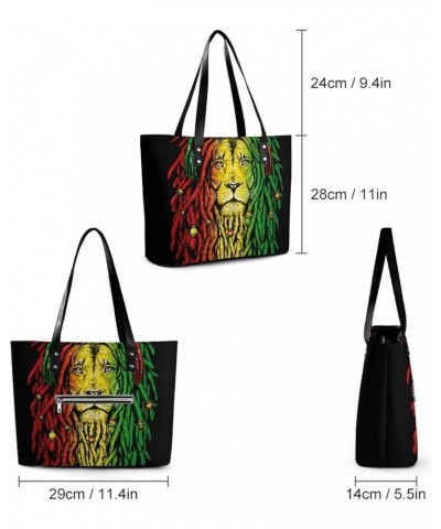 Large Tote Bag Fashion Portable Handbags With Zipper For Women And Men Color580 $18.28 Totes