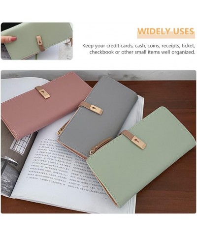 Long Wallet Trendy Purses Ladies Purses Checkbook Leather Purse for Women Women's Wallet Womens Leather Purse Check Book Leat...