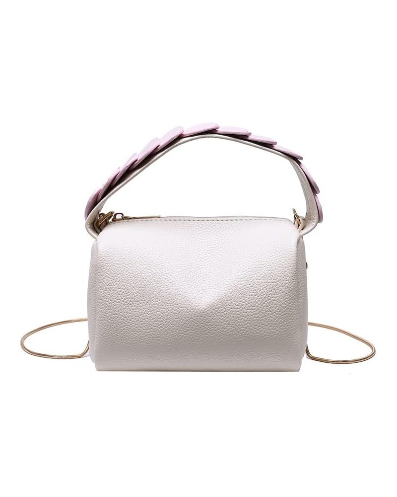 Top Handle Shoulder Handbags for Women, Fashion PU Leather Crossbody Bags Shoulder Bag Top Handle Hobo Purses White $17.04 Sh...