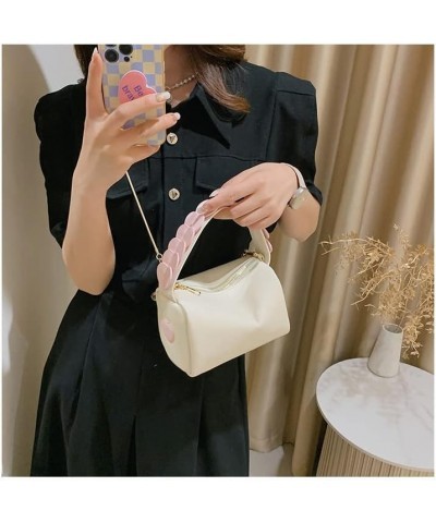 Top Handle Shoulder Handbags for Women, Fashion PU Leather Crossbody Bags Shoulder Bag Top Handle Hobo Purses White $17.04 Sh...