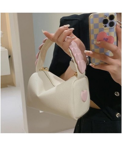 Top Handle Shoulder Handbags for Women, Fashion PU Leather Crossbody Bags Shoulder Bag Top Handle Hobo Purses White $17.04 Sh...