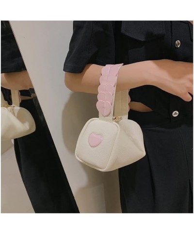 Top Handle Shoulder Handbags for Women, Fashion PU Leather Crossbody Bags Shoulder Bag Top Handle Hobo Purses White $17.04 Sh...