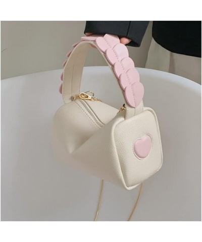 Top Handle Shoulder Handbags for Women, Fashion PU Leather Crossbody Bags Shoulder Bag Top Handle Hobo Purses White $17.04 Sh...