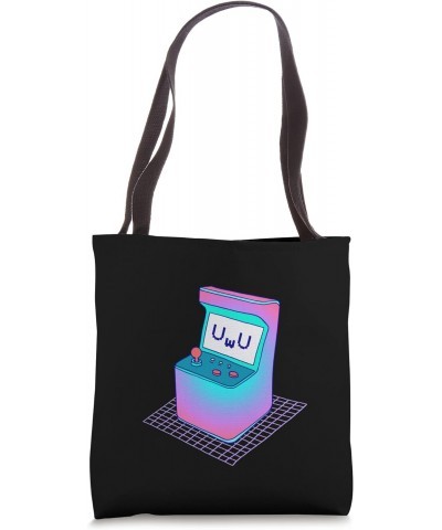 UWU Face Video Game / Japanese Kawaii 90s Vaporwave Gaming Tote Bag $11.72 Totes