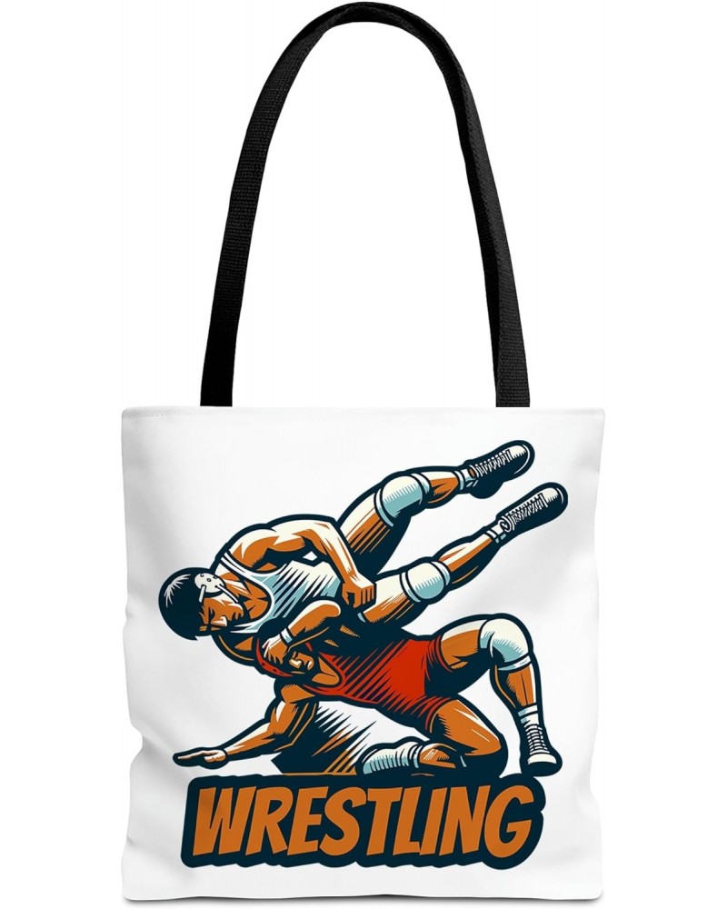 Wrestling Tote Bag for Women Men Casual Tote Bag Cloth Canvas Shopping Bags with Handles Cute Bags Everyday Use 16" x 16" Aes...