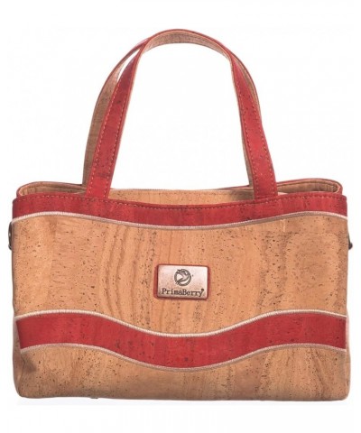 Cork Handbag in Sea - Red, size: One Size Sea - Red $19.80 Handbags