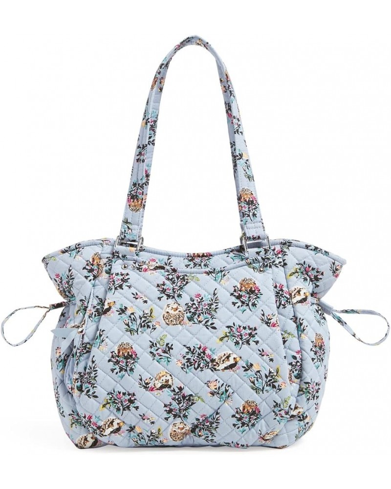 Women's Cotton Glenna Satchel Purse Hedgehog Wild - Recycled Cotton $24.60 Satchels