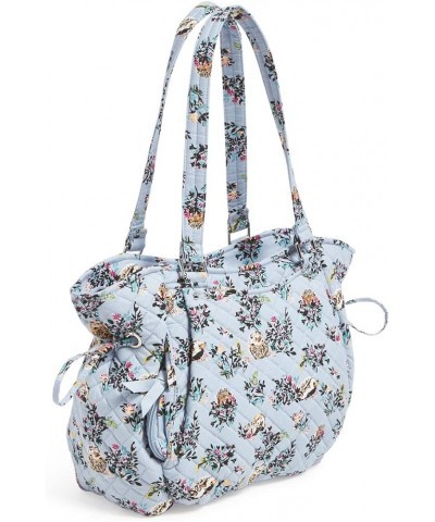 Women's Cotton Glenna Satchel Purse Hedgehog Wild - Recycled Cotton $24.60 Satchels