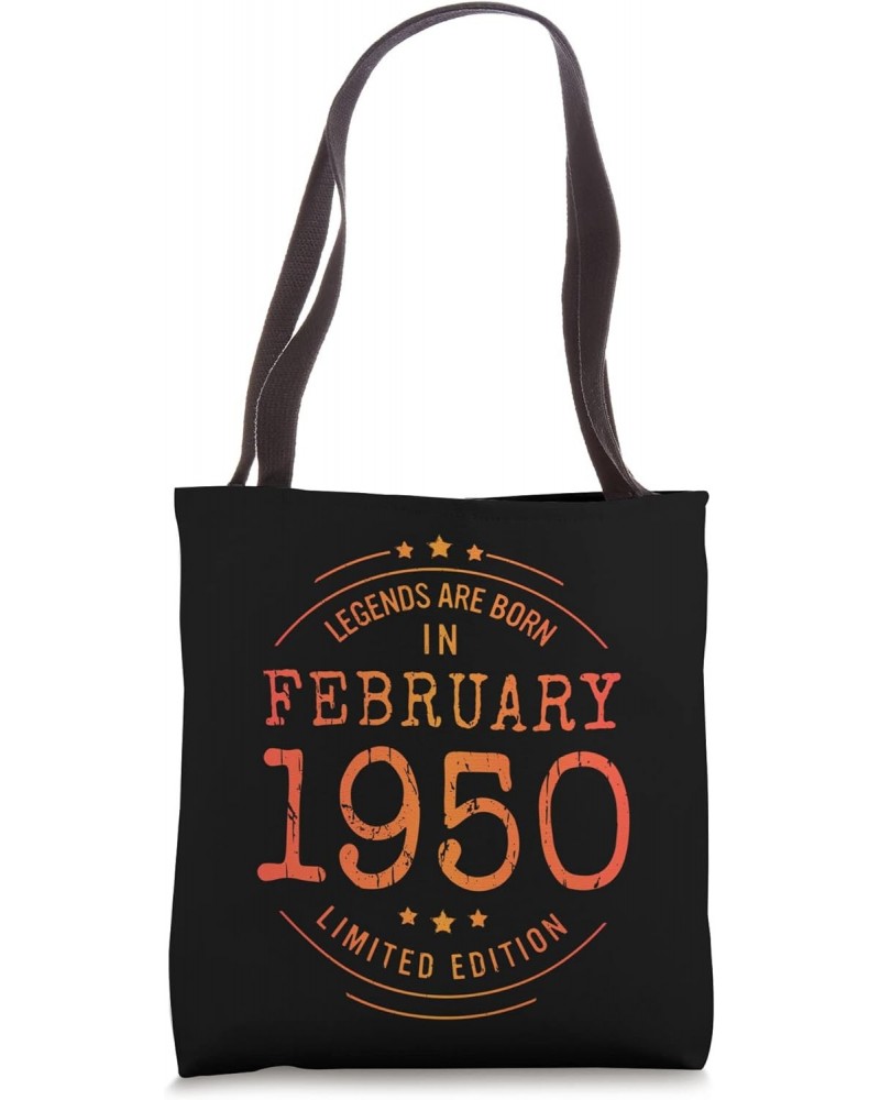 Birthday February 1950 Year Limited Edition Used Legends Tote Bag $15.59 Totes