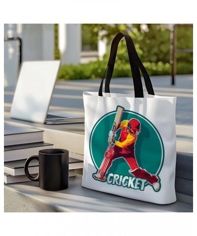 Cricket Tote Bag for Women Men Casual Tote Bag Cloth Canvas Shopping Bags with Handles Cute Bags Everyday Use 16" x 16" Aesth...