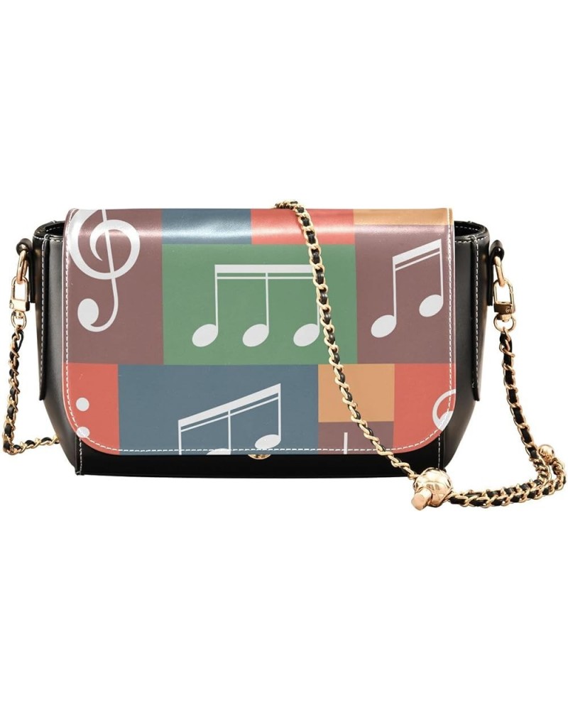 Crossbody Bags for Women Trendy Women's Black Shoulder Bag Small PU Leather Flap Cross Body Bag Handbags Pattern14 $21.72 Cro...