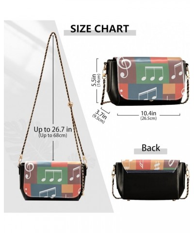 Crossbody Bags for Women Trendy Women's Black Shoulder Bag Small PU Leather Flap Cross Body Bag Handbags Pattern14 $21.72 Cro...