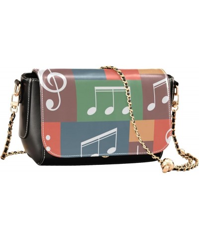 Crossbody Bags for Women Trendy Women's Black Shoulder Bag Small PU Leather Flap Cross Body Bag Handbags Pattern14 $21.72 Cro...