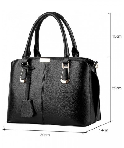 Women's Soft Faux Leather Tote Shoulder Bag New Women's Bag Simple Handbag Single Shoulder Large Bag Crossbody Bag Purple $11...