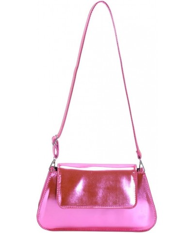 Women's Shoulder Purse Laser Bag Y2K Clutch Bag Chic Handbag Shoulder Bag A-pink $11.00 Shoulder Bags