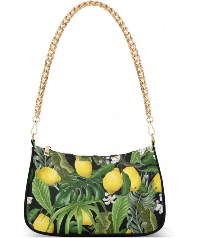 Fruit Shoulder Bag Lemon Summer Jungle Women Clutch Handbag Shoulder Purch Boho Bag Date Chain Bag Tote Bag Spring Holiday Bi...