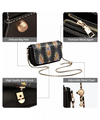 Crossbody Bags for Women Trendy Women's Black Shoulder Bag Small PU Leather Flap Cross Body Bag Handbags Pattern11 $20.90 Cro...